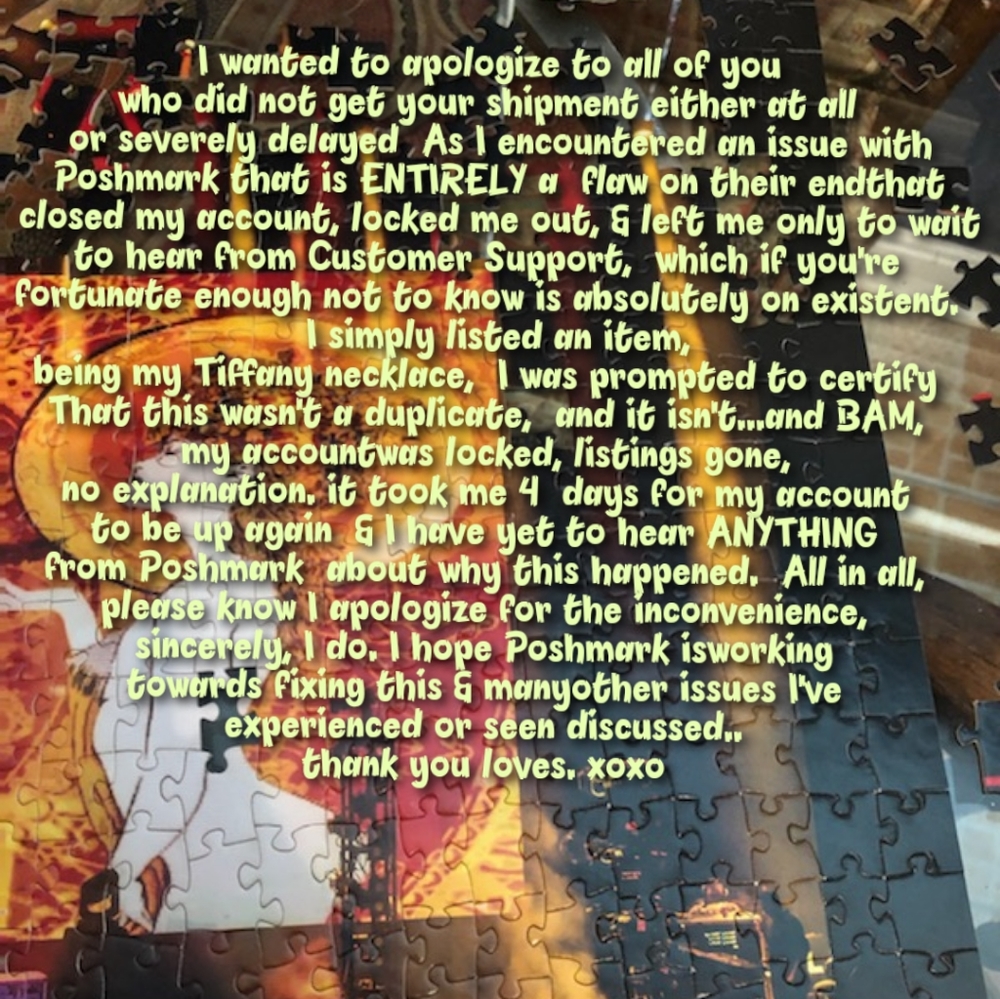 Apologies loves, please read above